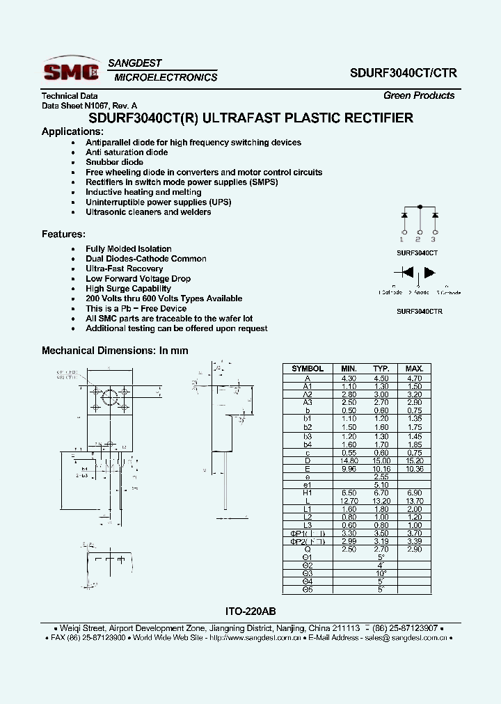 SURF3040CTR_8374137.PDF Datasheet