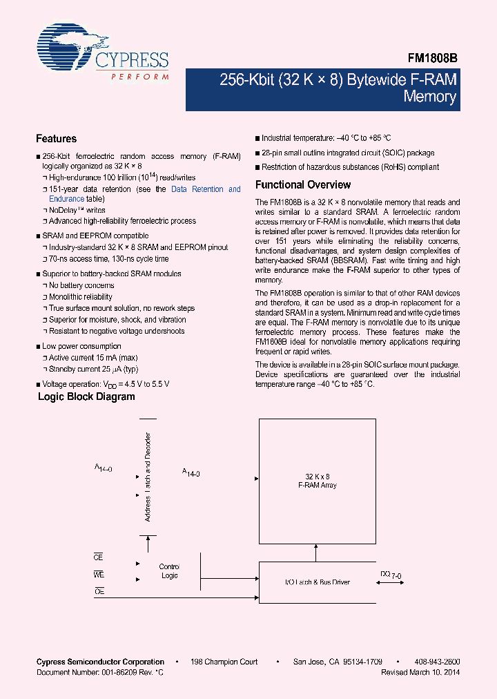 FM1808B-SGTR_8375337.PDF Datasheet