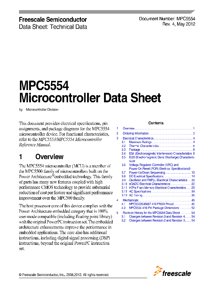 MPC5554MZP132_8377750.PDF Datasheet
