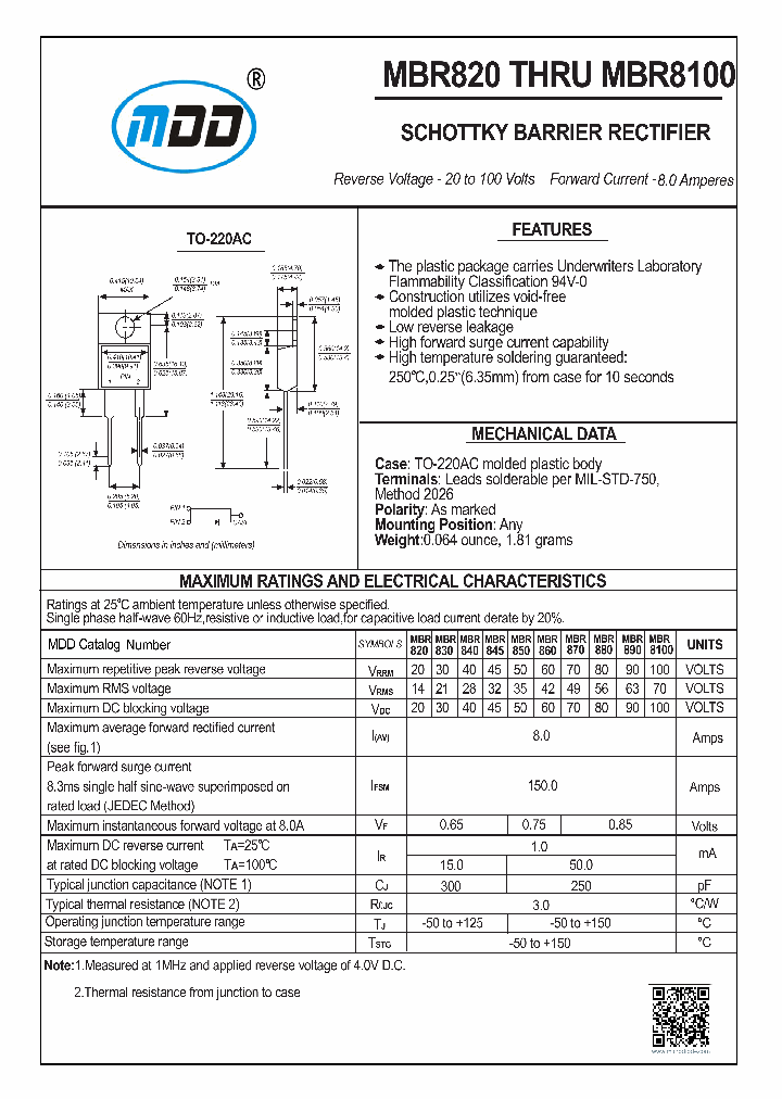 MBR890_8382862.PDF Datasheet