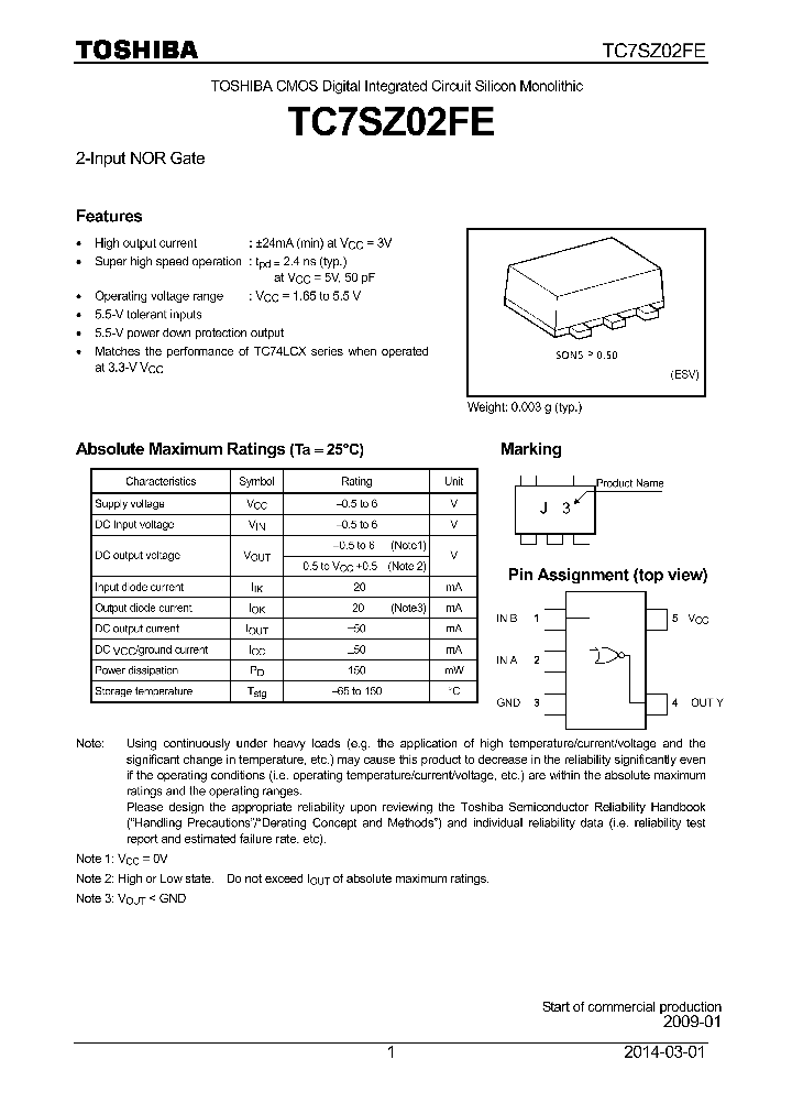 TC7SZ02FE_8383022.PDF Datasheet