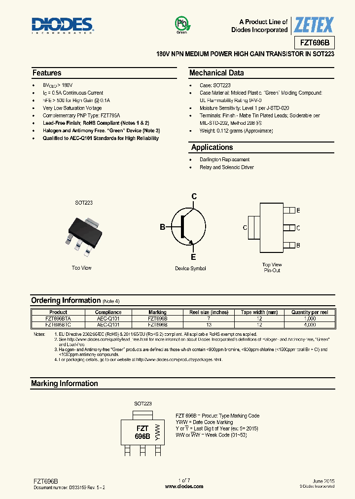 FZT696B-15_8386296.PDF Datasheet