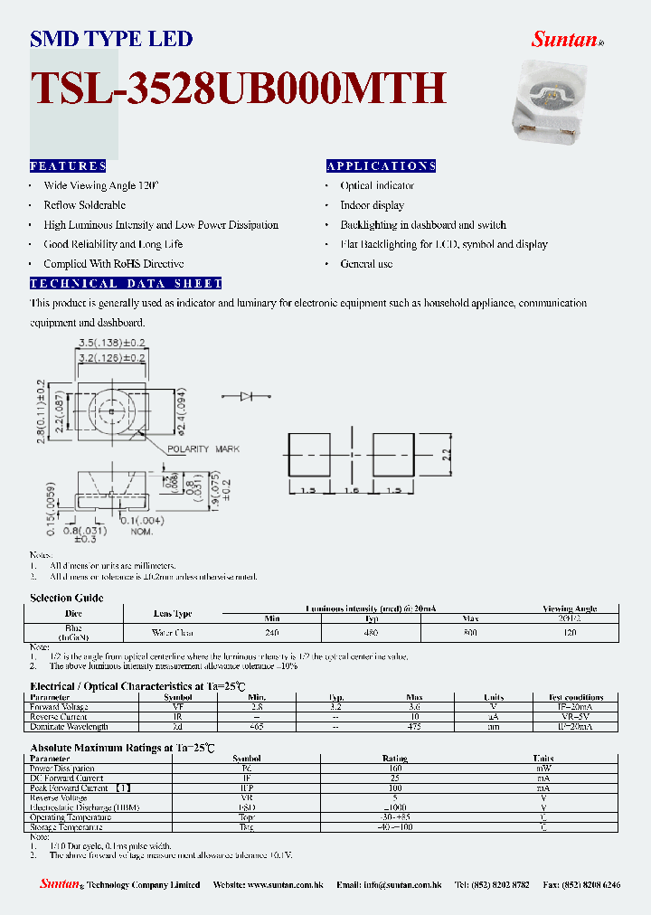 TSL-3528UB000MTH_8396630.PDF Datasheet