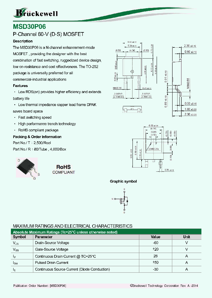 MSD30P06_8403506.PDF Datasheet