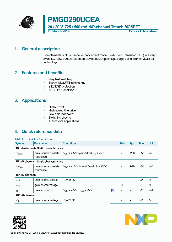 PMGD290UCEA_8408424.PDF Datasheet