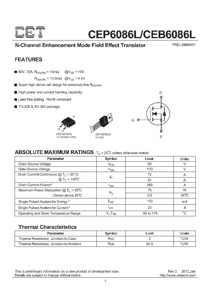 CEP6086L_8408790.PDF Datasheet