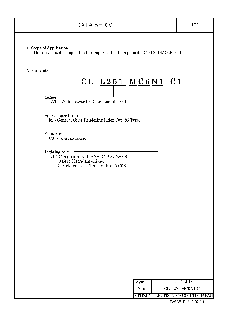 CL-L251-MC6N1-C1_8409016.PDF Datasheet
