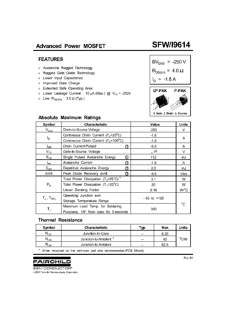 SFW9614TM_8409779.PDF Datasheet