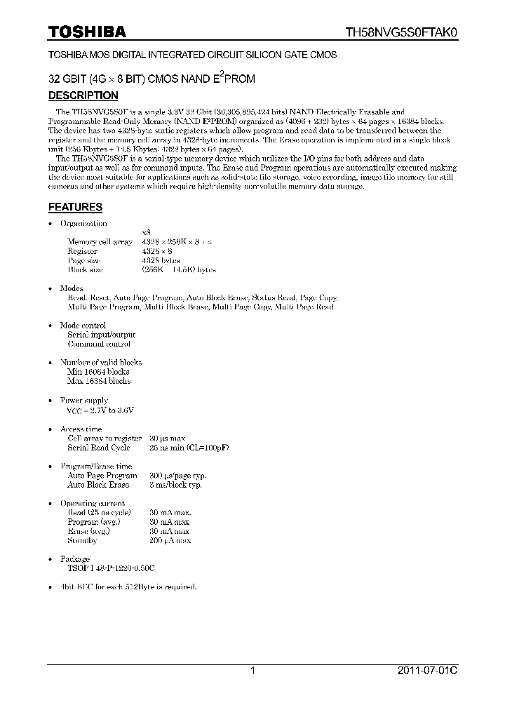 TH58NVG5S0FTAK0_8411492.PDF Datasheet