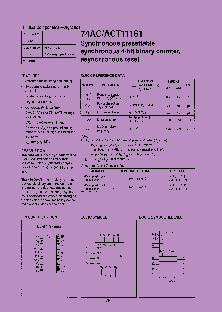 74ACT11161N_8416281.PDF Datasheet