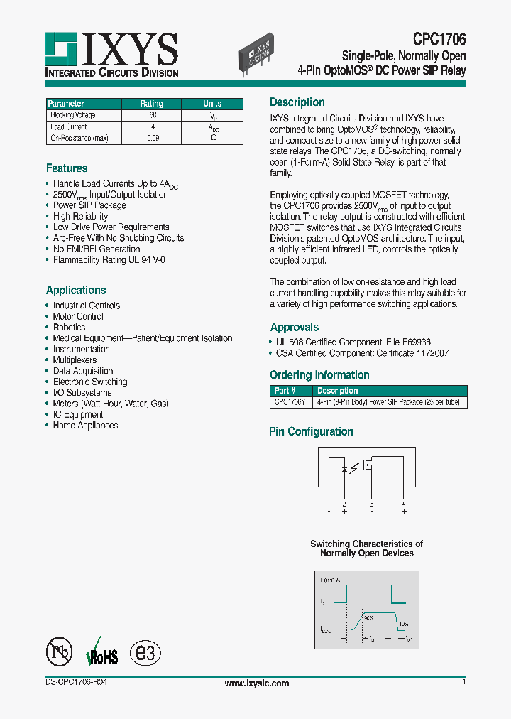 CPC1706_8418402.PDF Datasheet