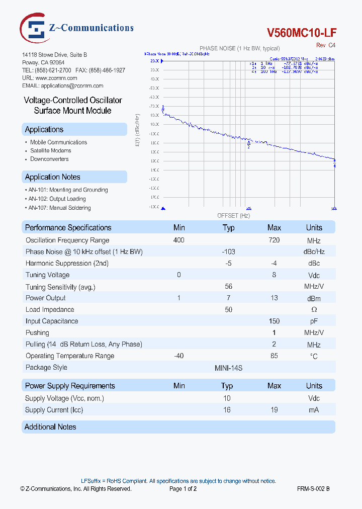 V560MC10-LF-14_8426597.PDF Datasheet