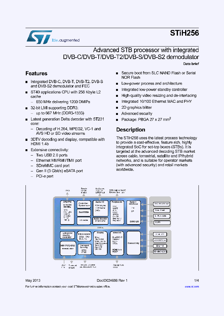 STIH256ZKBB_8433525.PDF Datasheet