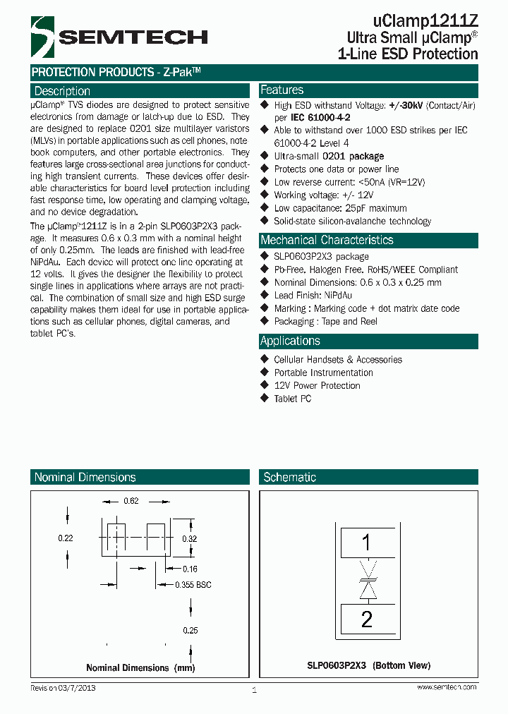 UCLAMP1211ZTNT_8437168.PDF Datasheet