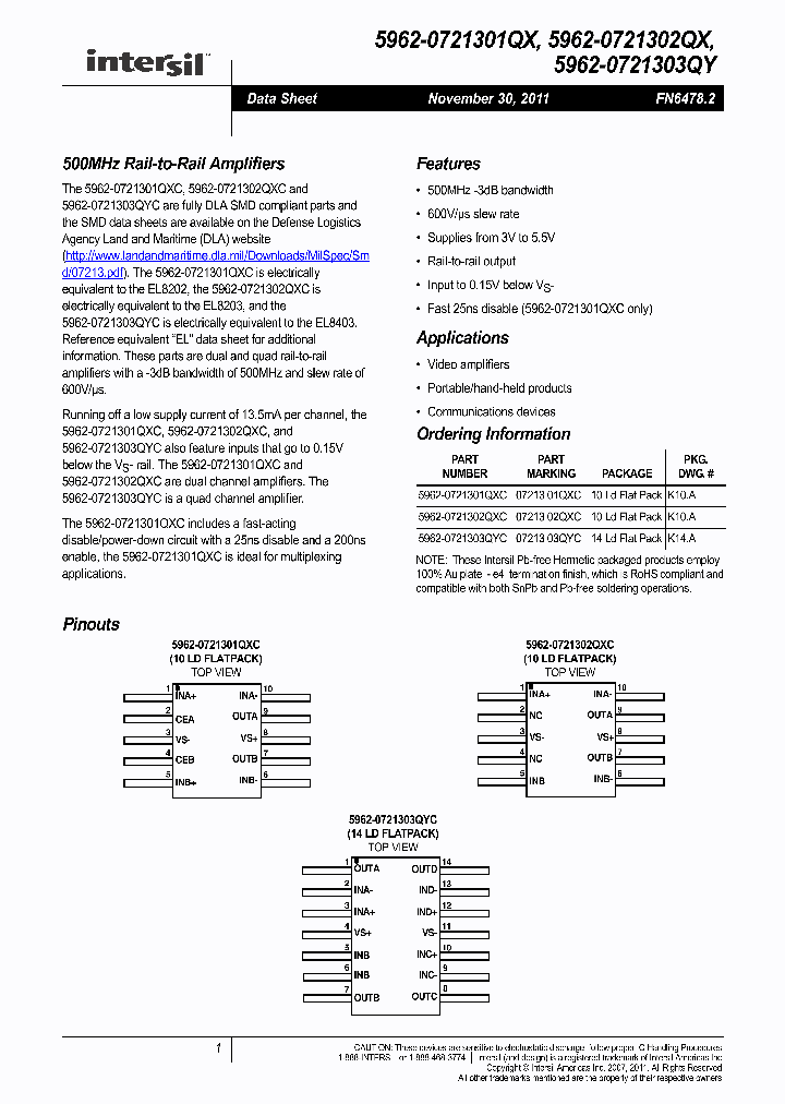 5962-0721302QX_8448285.PDF Datasheet