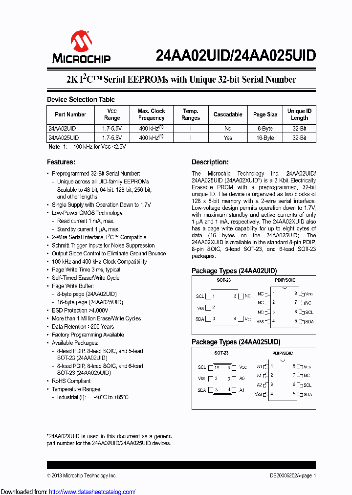 24AA025UID_8449745.PDF Datasheet