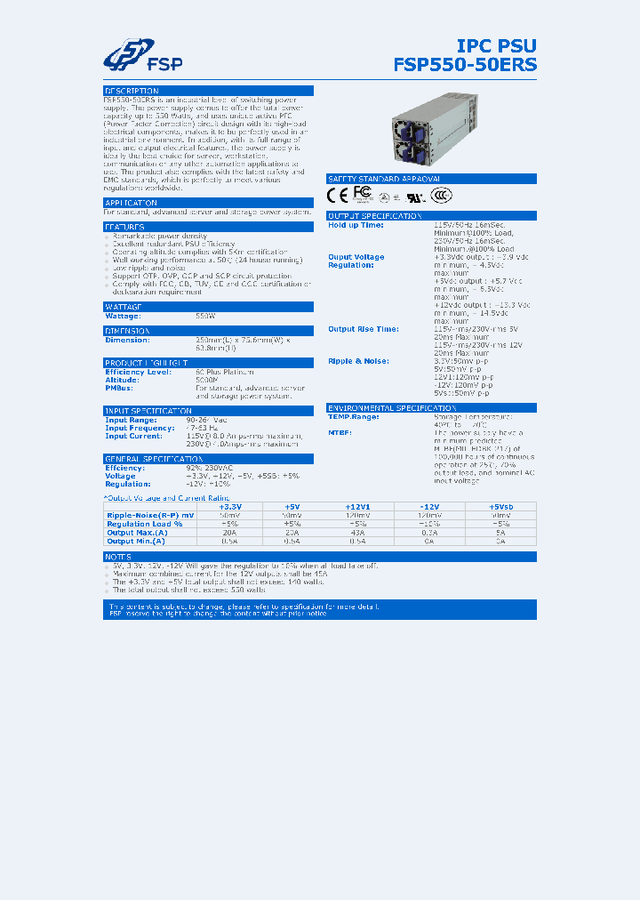 FSP550-50ERS-15_8453416.PDF Datasheet