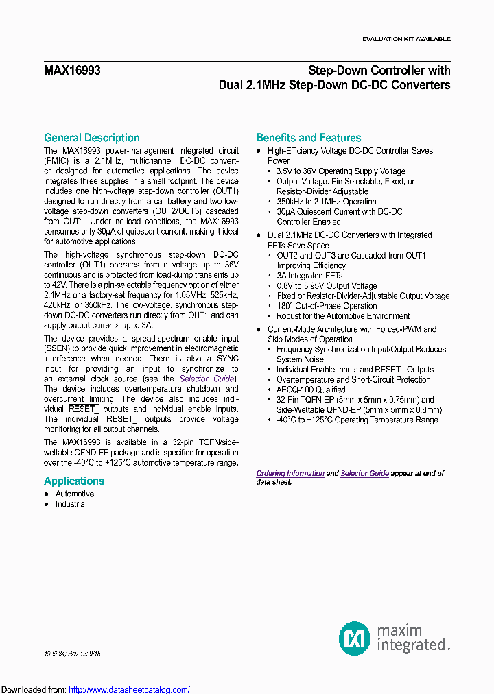 MAX16993AGJCVYCS_8455745.PDF Datasheet