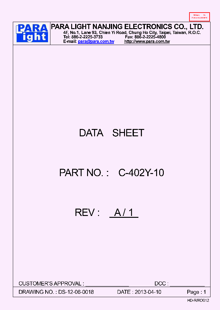 C-402Y-10_8464883.PDF Datasheet