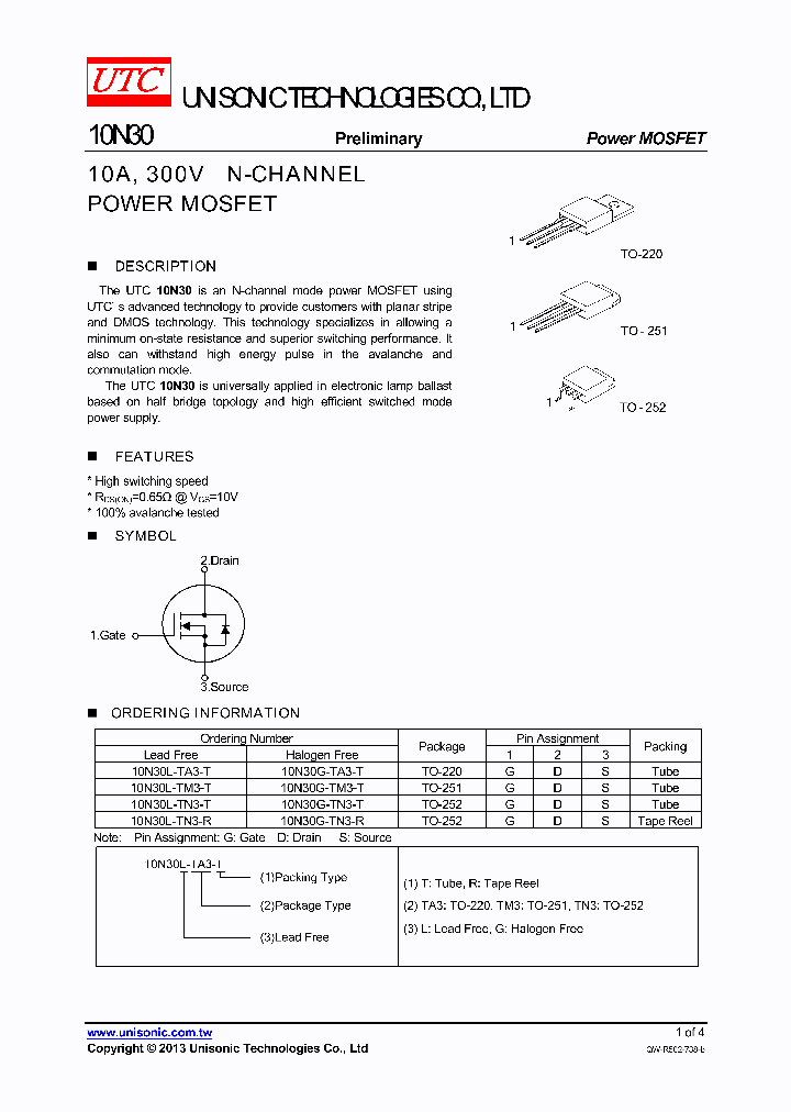 10N30L-TM3-T_8468052.PDF Datasheet