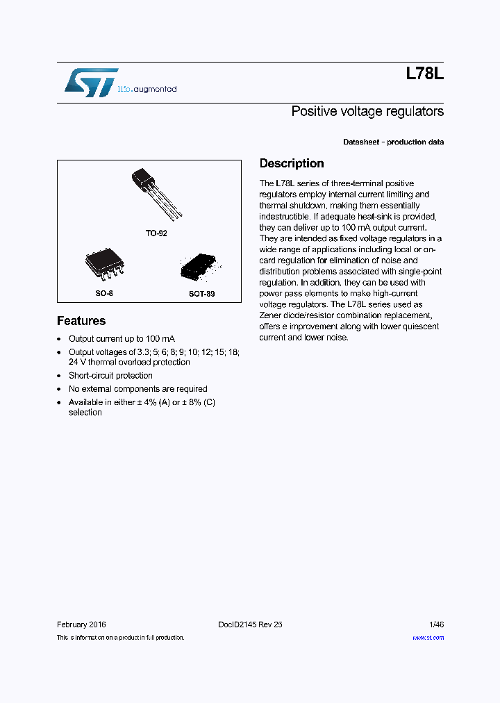 L78L33ABZ-AP_8473833.PDF Datasheet