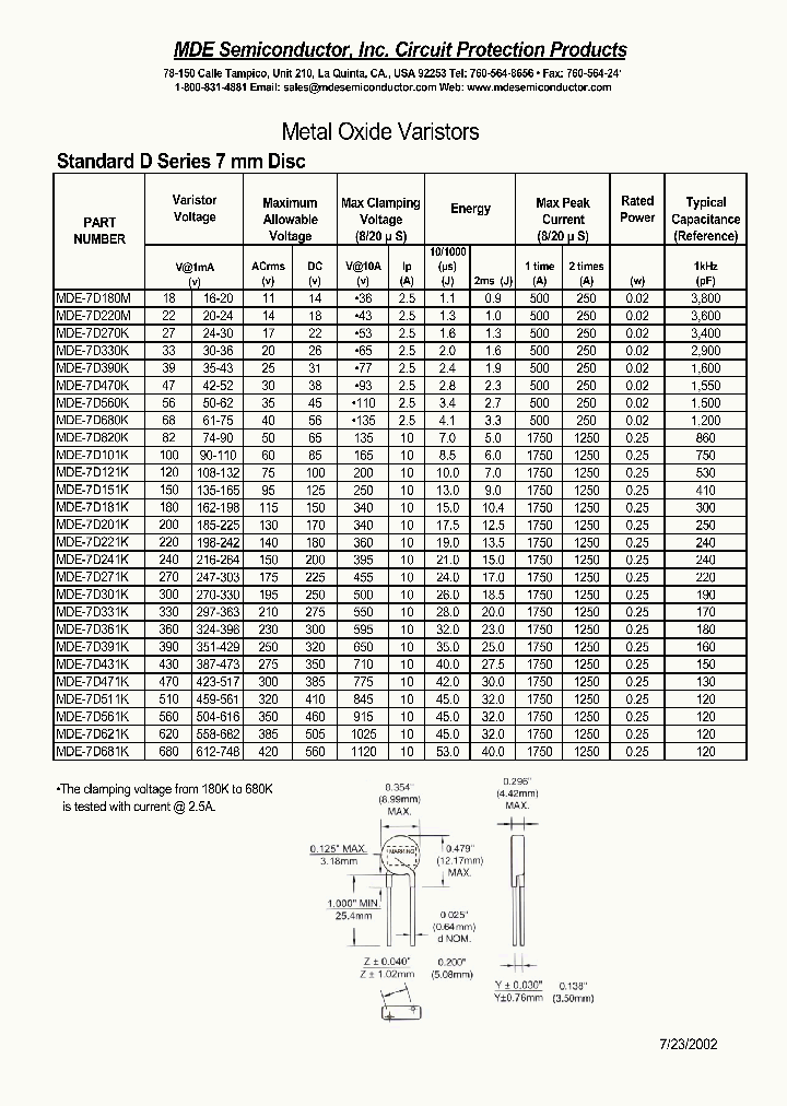 MDE-7D221M_8474878.PDF Datasheet