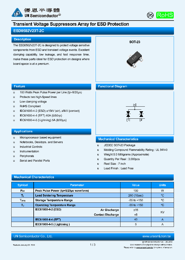 ESD0502V23T-2C_8477105.PDF Datasheet