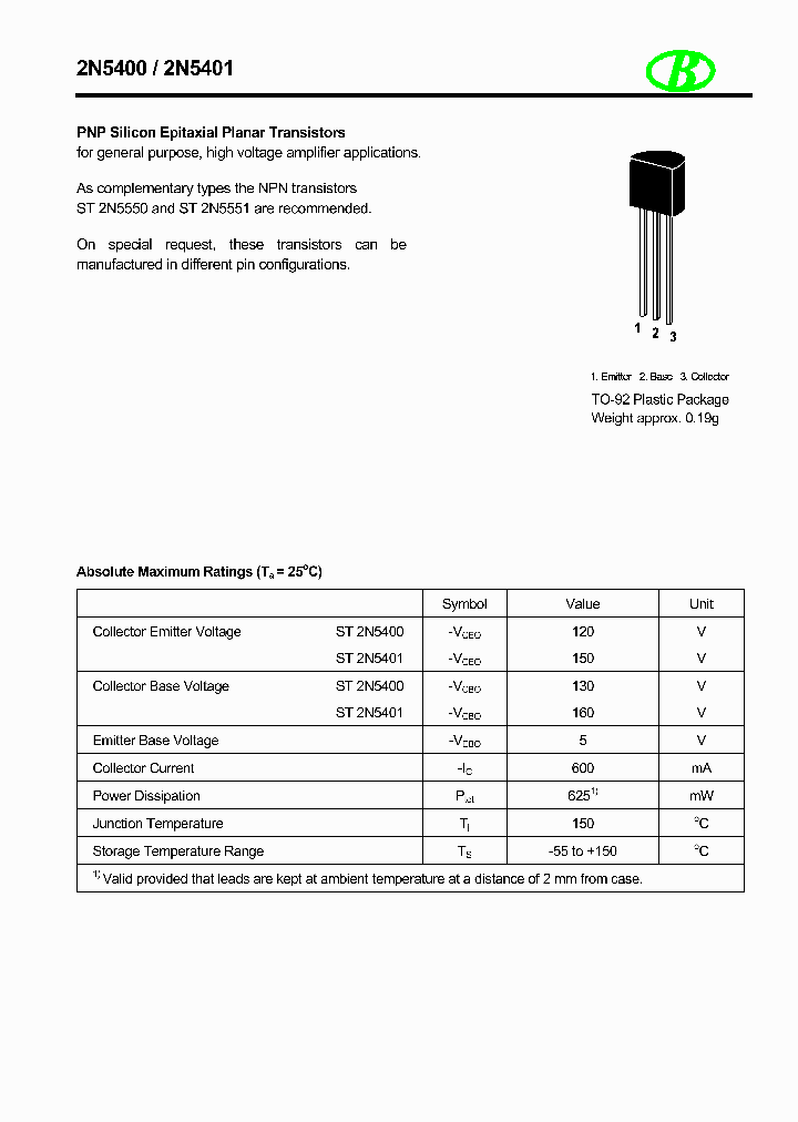 ST2N5400_8479917.PDF Datasheet