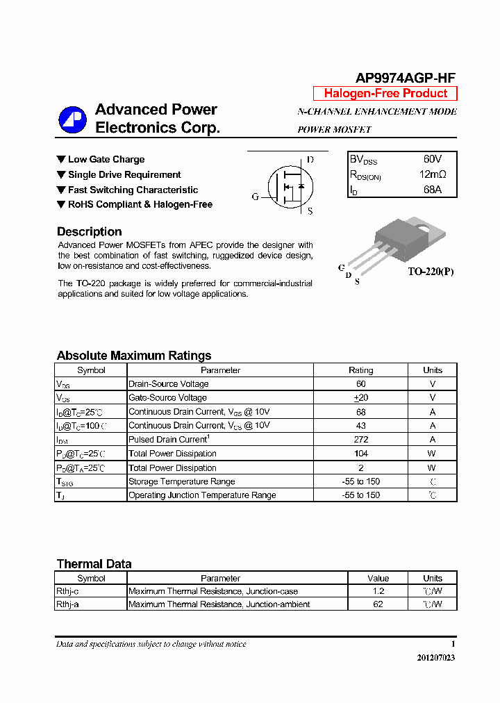 AP9974AGP-HF_8480904.PDF Datasheet