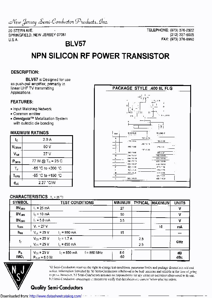 BLV57_8484746.PDF Datasheet