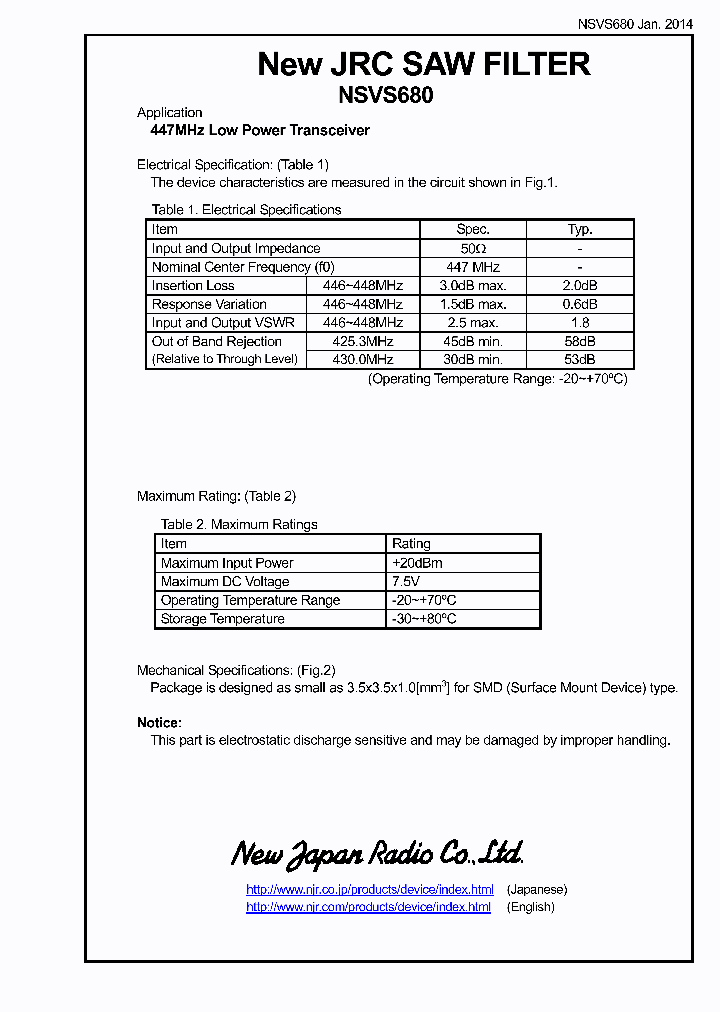 NSVS680-14_8487163.PDF Datasheet