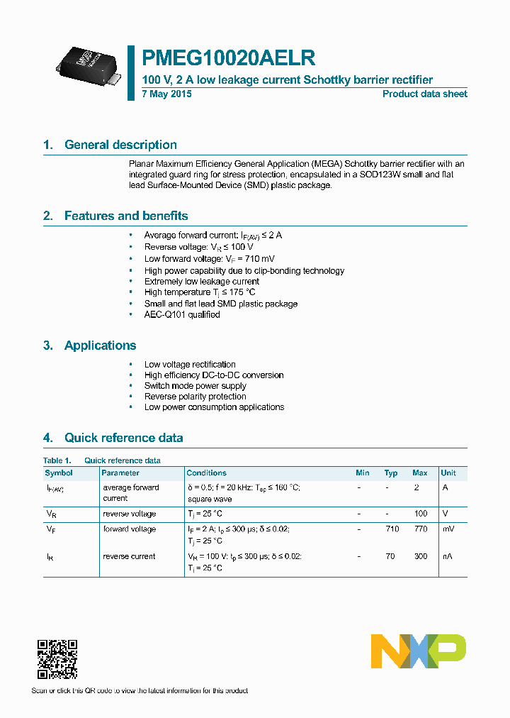 PMEG10020AELR-15_8495077.PDF Datasheet