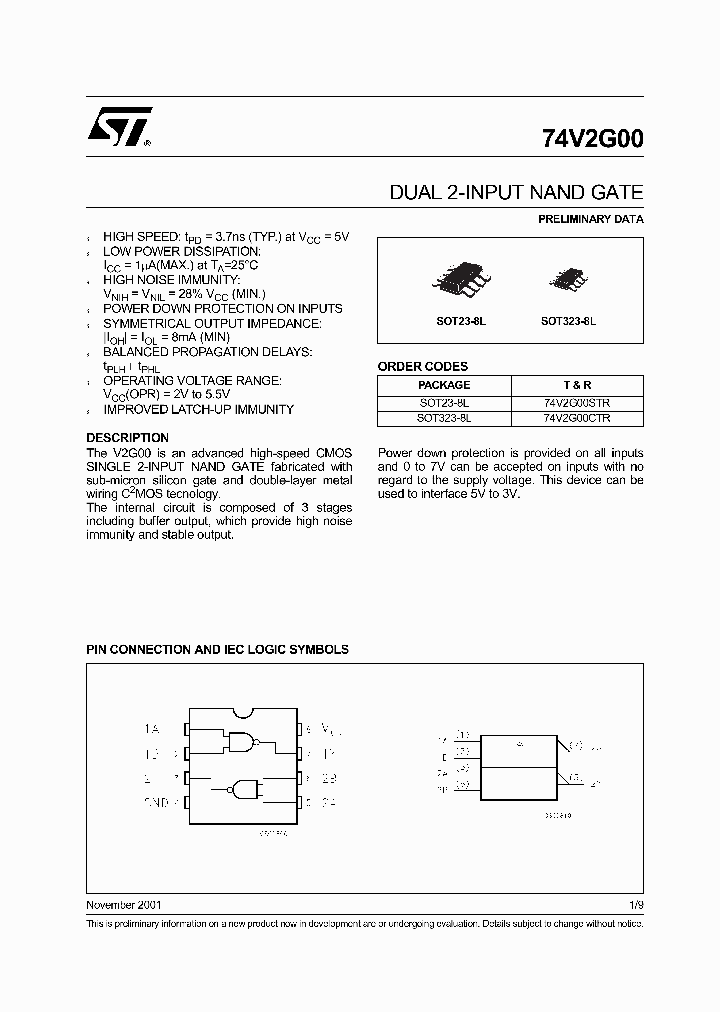 74V2G00STR_8504990.PDF Datasheet