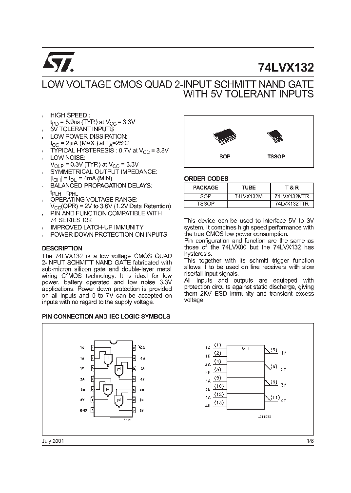 74LVX132TTR_8507833.PDF Datasheet