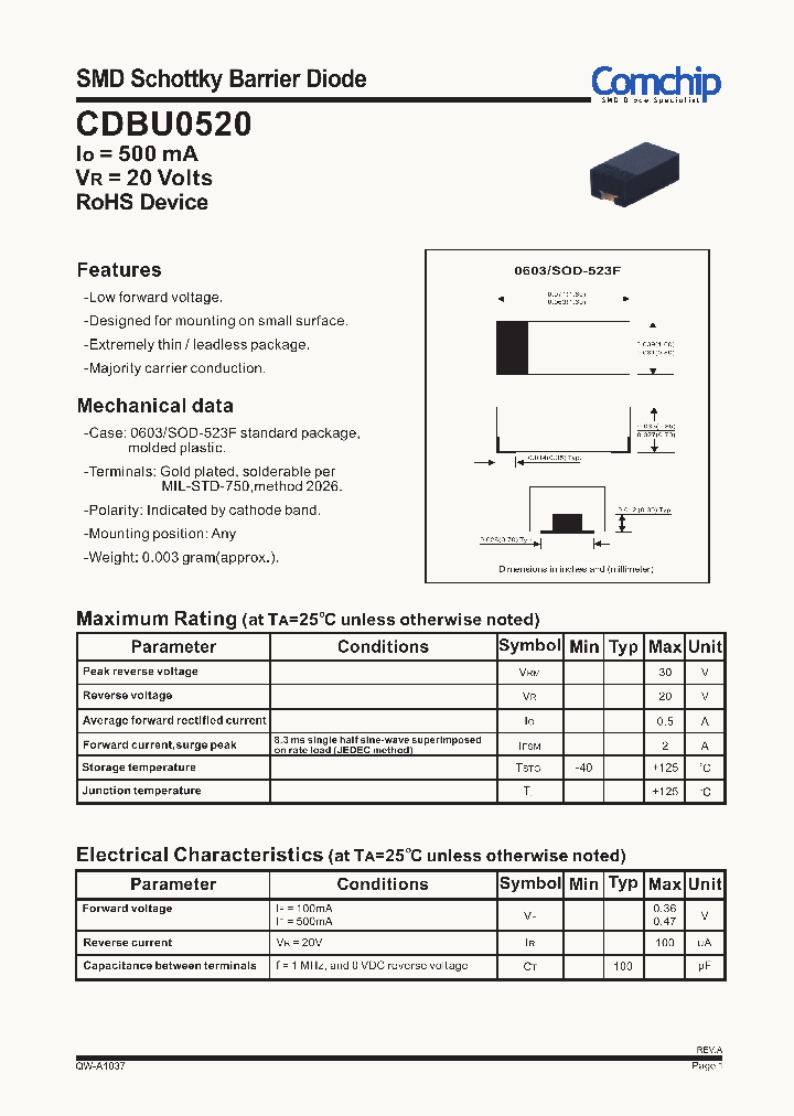 CDBU0520_8510432.PDF Datasheet