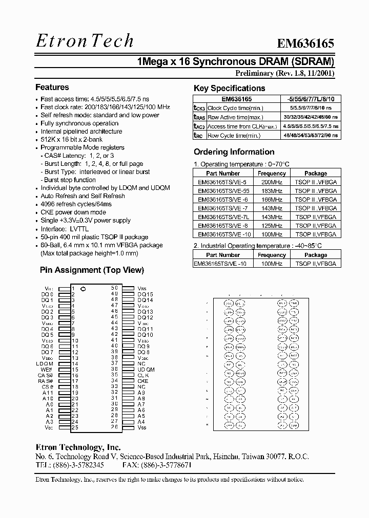 EM636165VE-55_8519962.PDF Datasheet