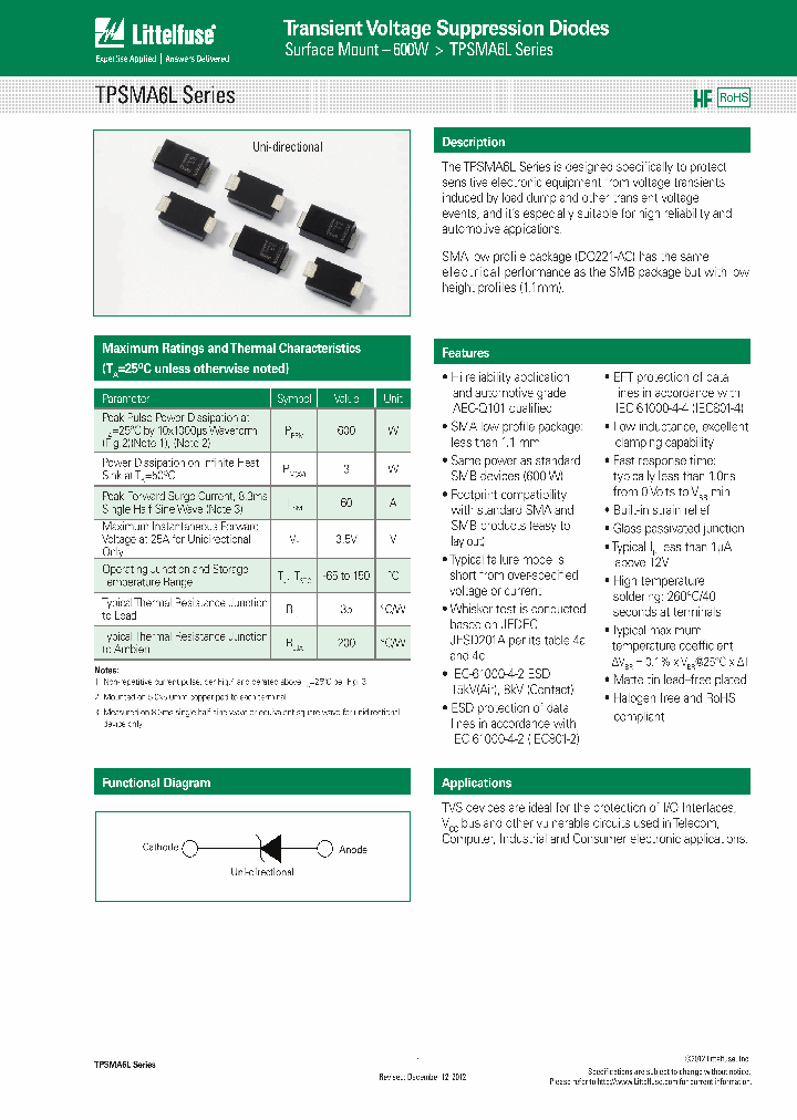 TPSMA6L60A_8526659.PDF Datasheet