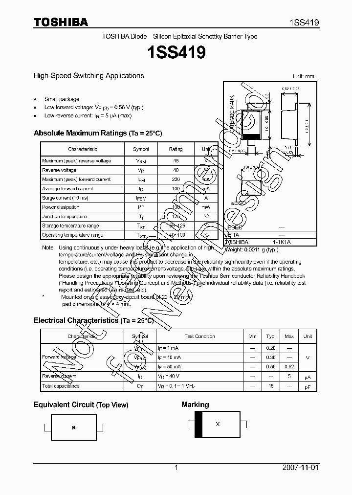 1SS419_8538567.PDF Datasheet