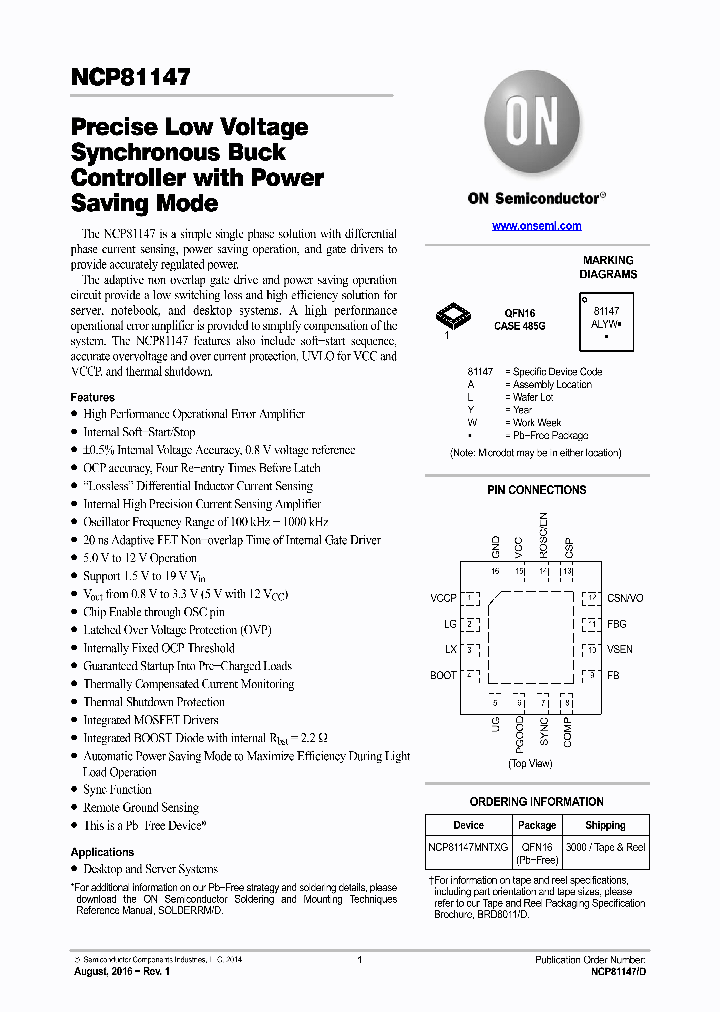 NCP81147-16_8544770.PDF Datasheet