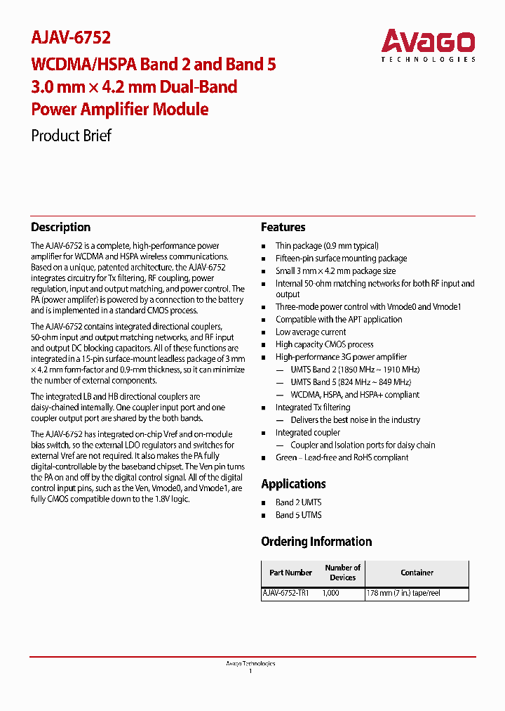 AJAV-6752_8553690.PDF Datasheet