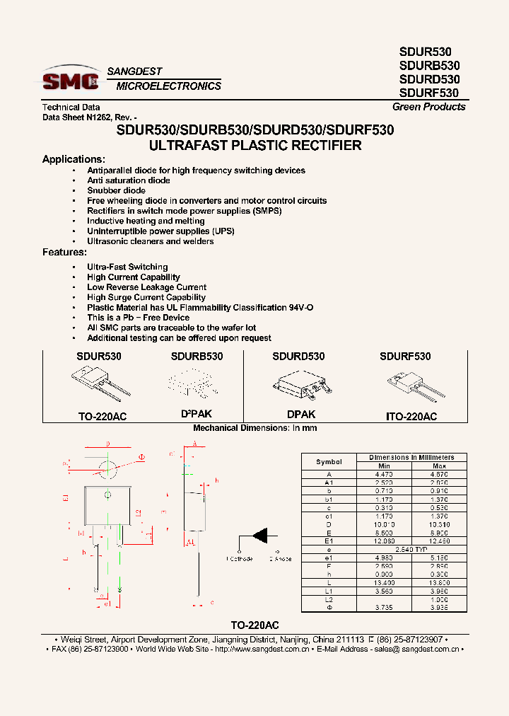 SDURF530_8554049.PDF Datasheet