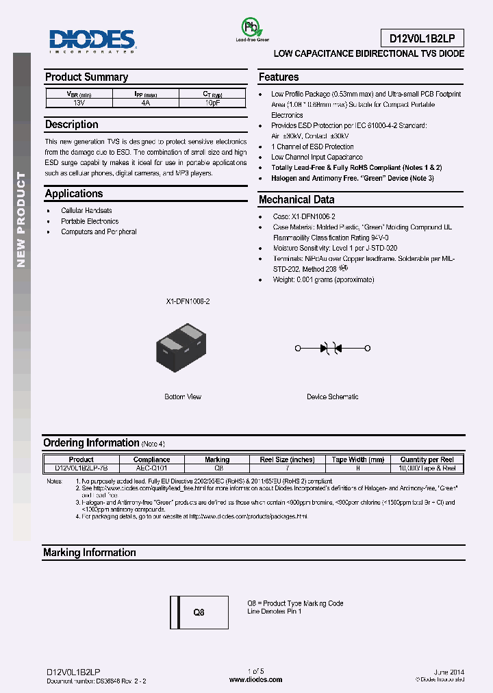 D12V0L1B2LP-7B_8562200.PDF Datasheet