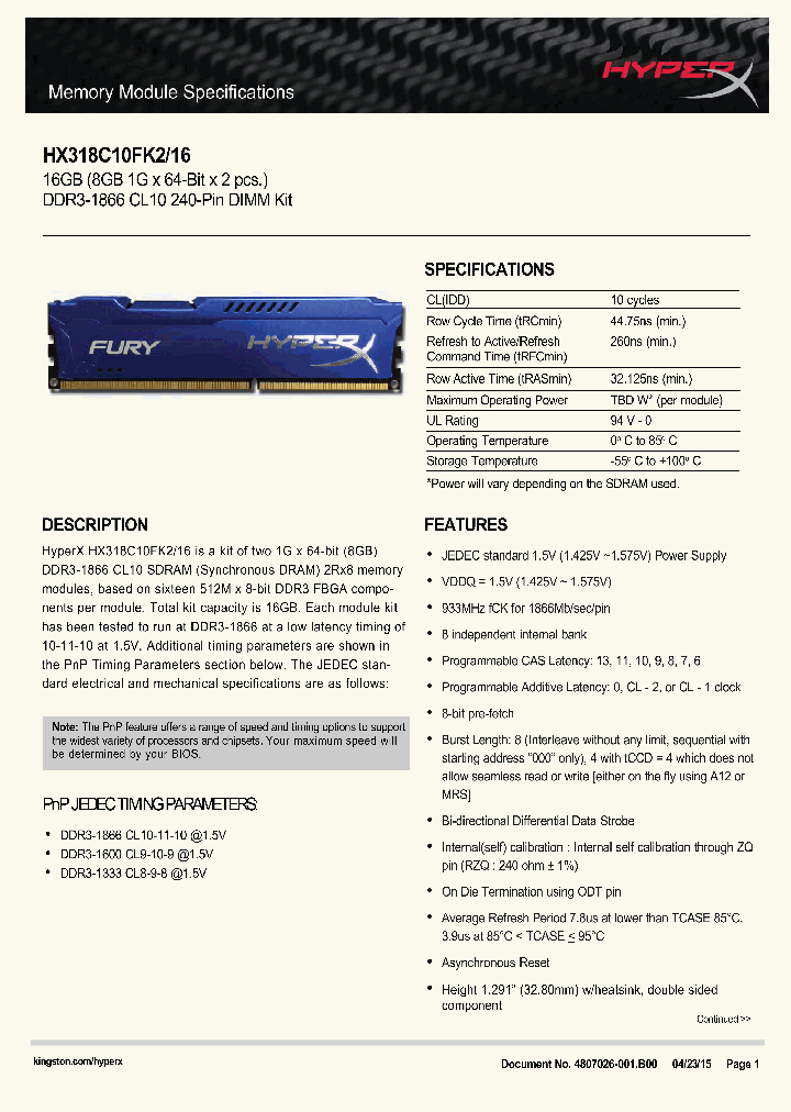 HX318C10FK2-16_8564345.PDF Datasheet