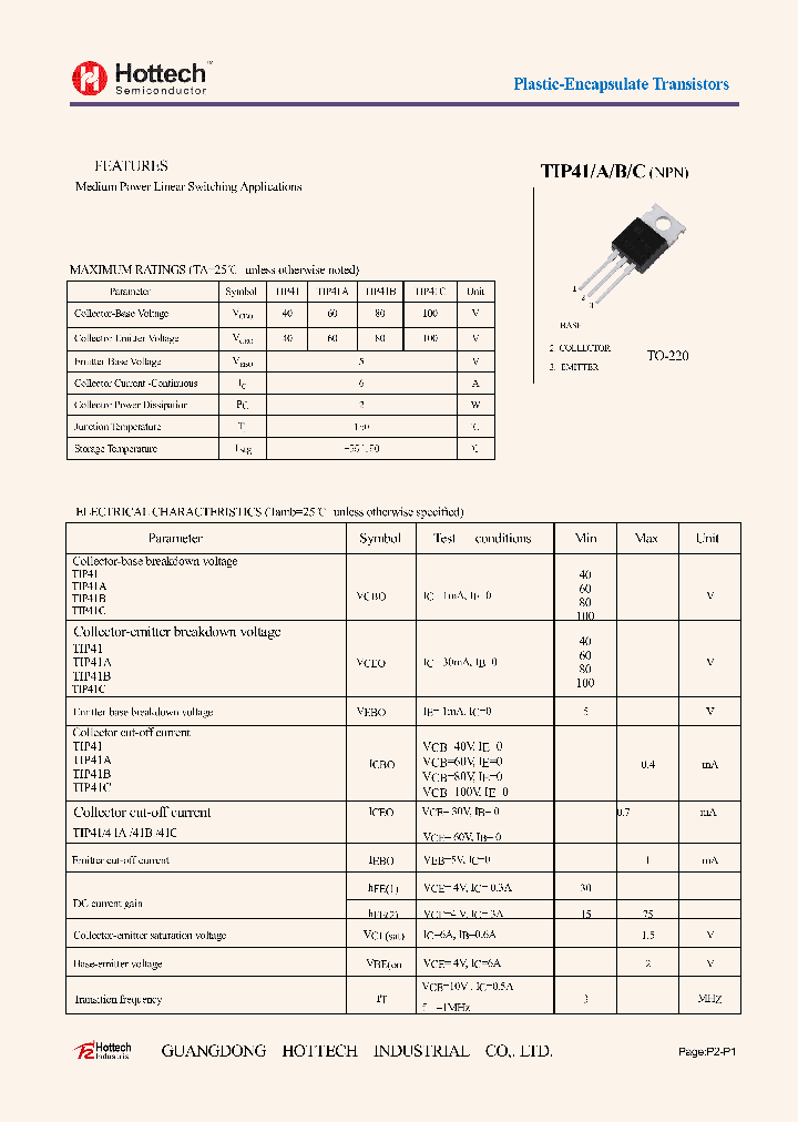 TIP41_8566751.PDF Datasheet