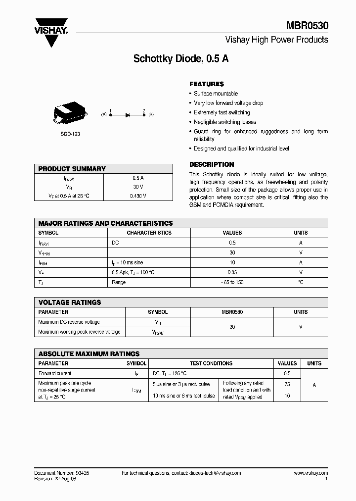 MBR0530_8568456.PDF Datasheet