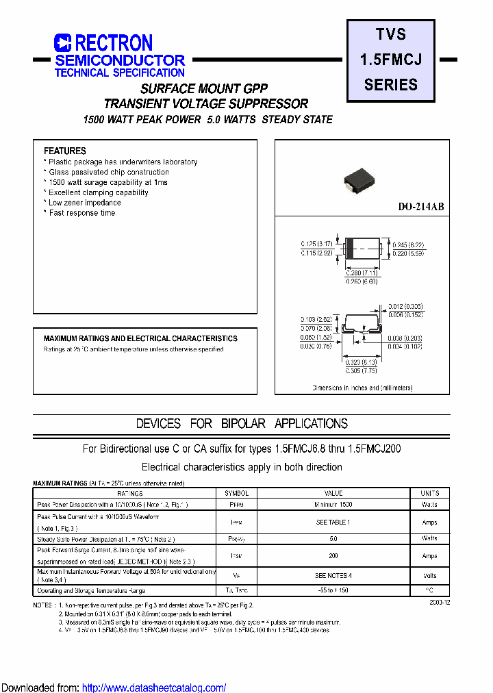 15FMCJ18CA_8573139.PDF Datasheet