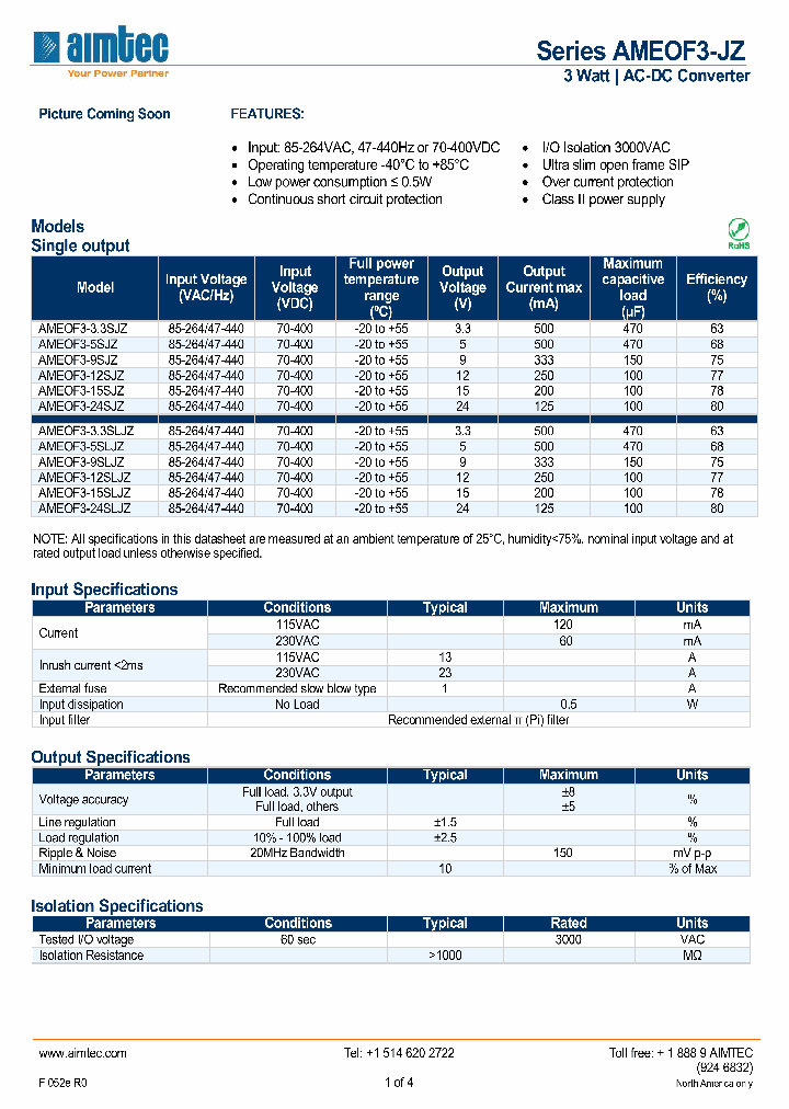 AMEOF3-24SJZ_8580097.PDF Datasheet