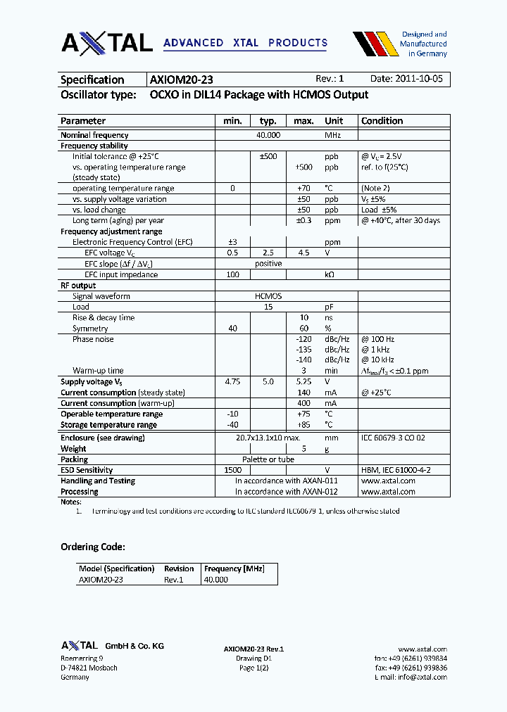 AXIOM20-23_8580727.PDF Datasheet