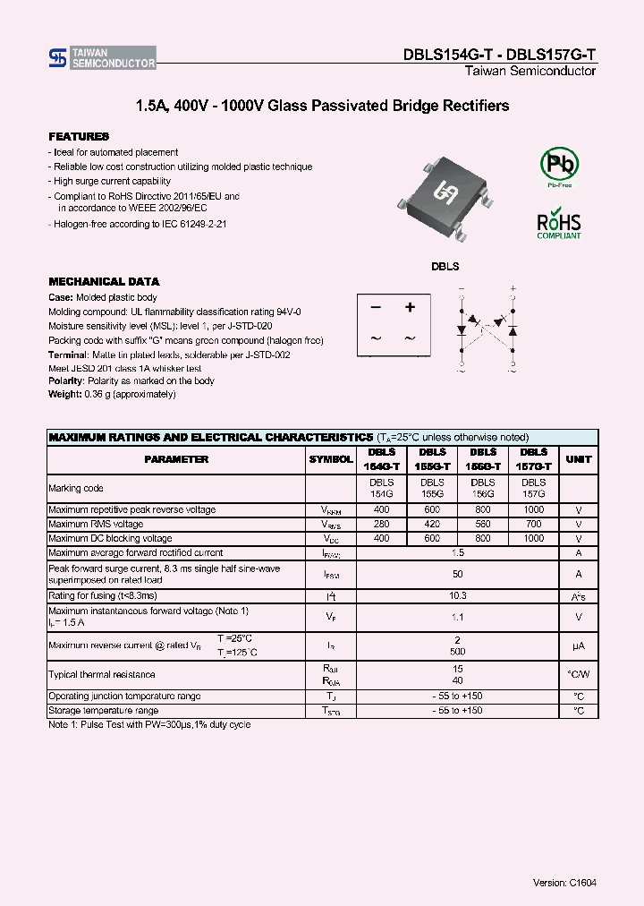 DBLS154G-T_8582878.PDF Datasheet