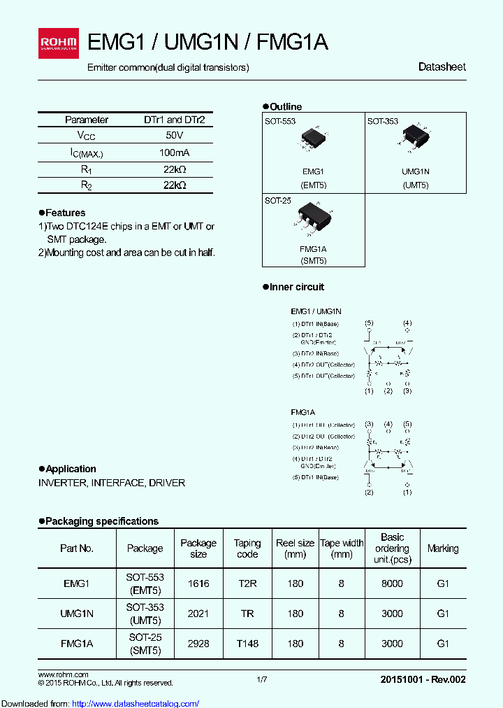 UMG1NTR_8594701.PDF Datasheet